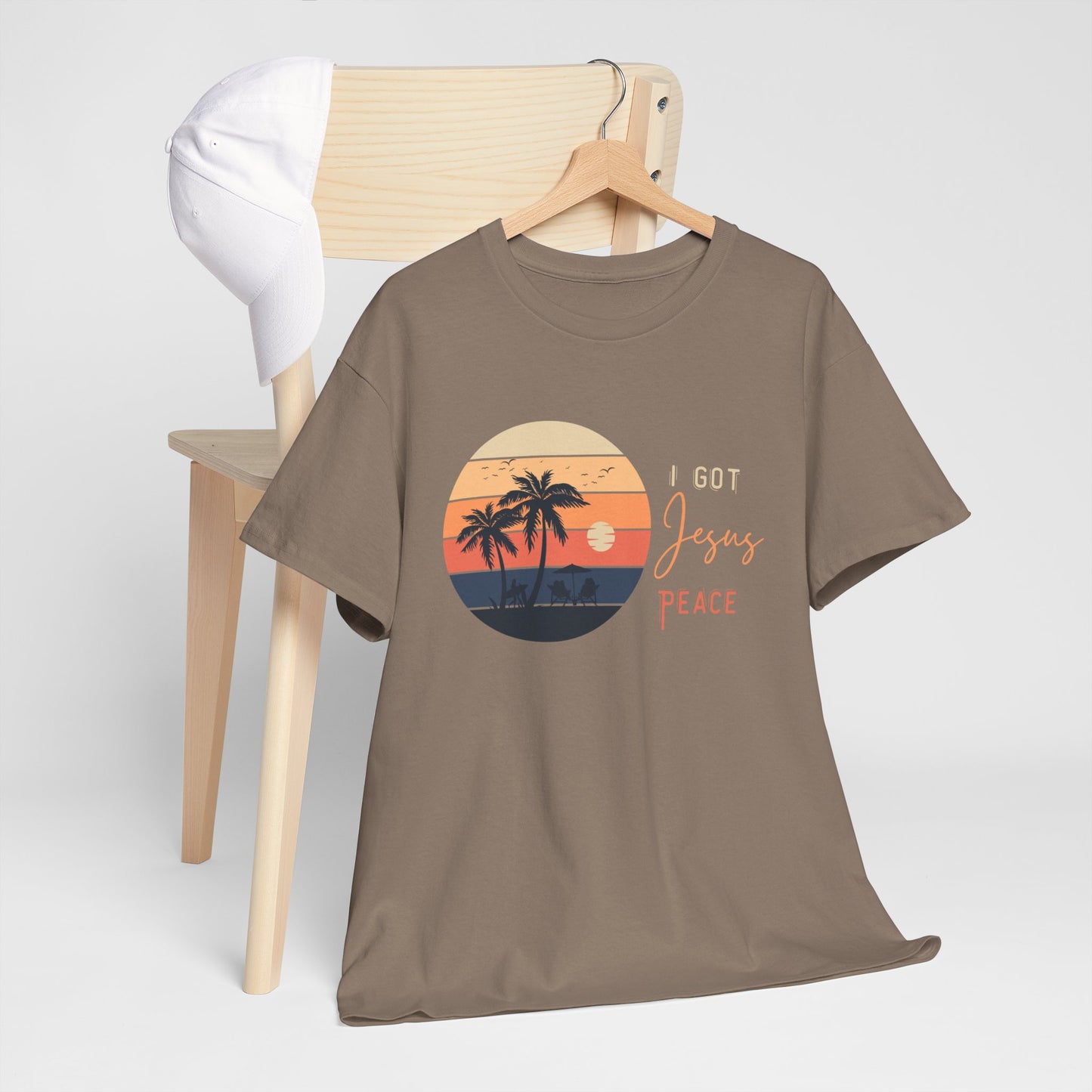 Jesus Peace Unisex Tee - 100% US Cotton Ethically Grown, available in 4 colors