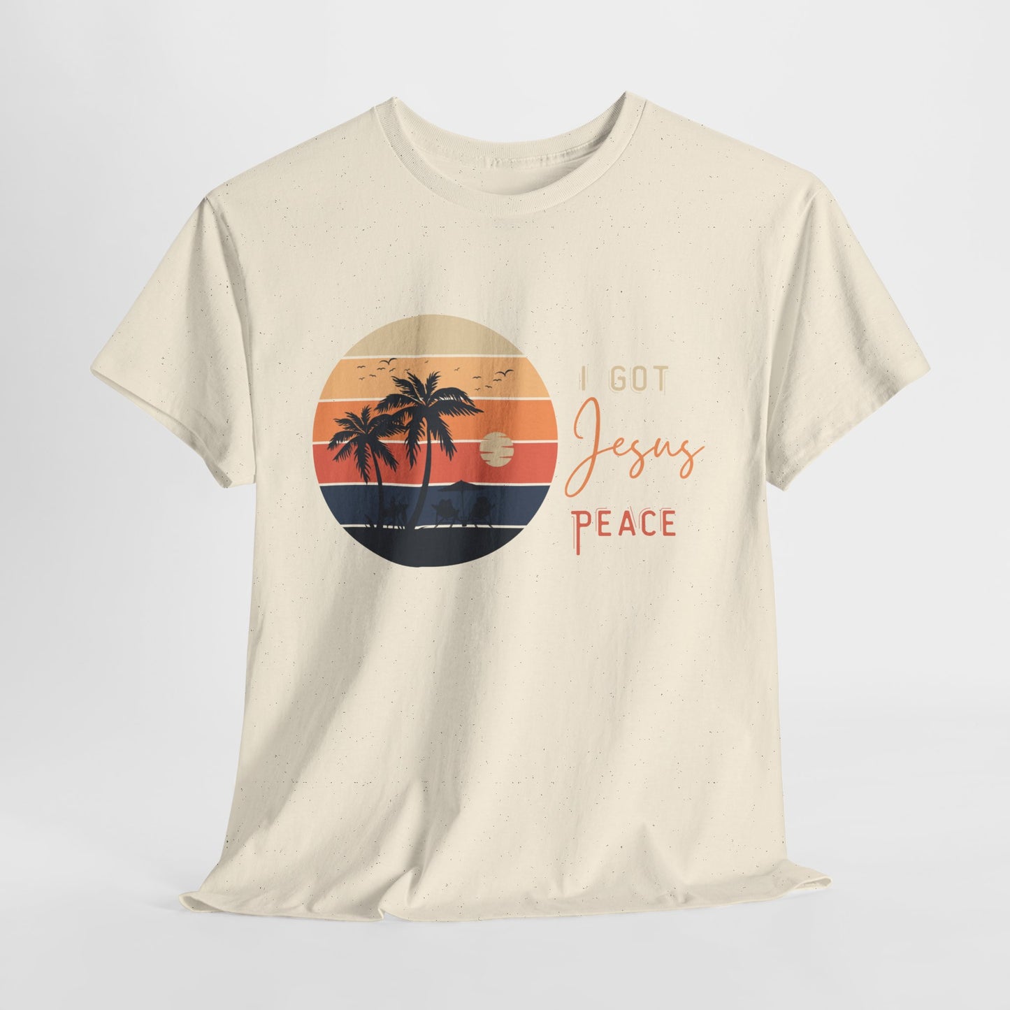 Jesus Peace Unisex Tee - 100% US Cotton Ethically Grown, available in 4 colors