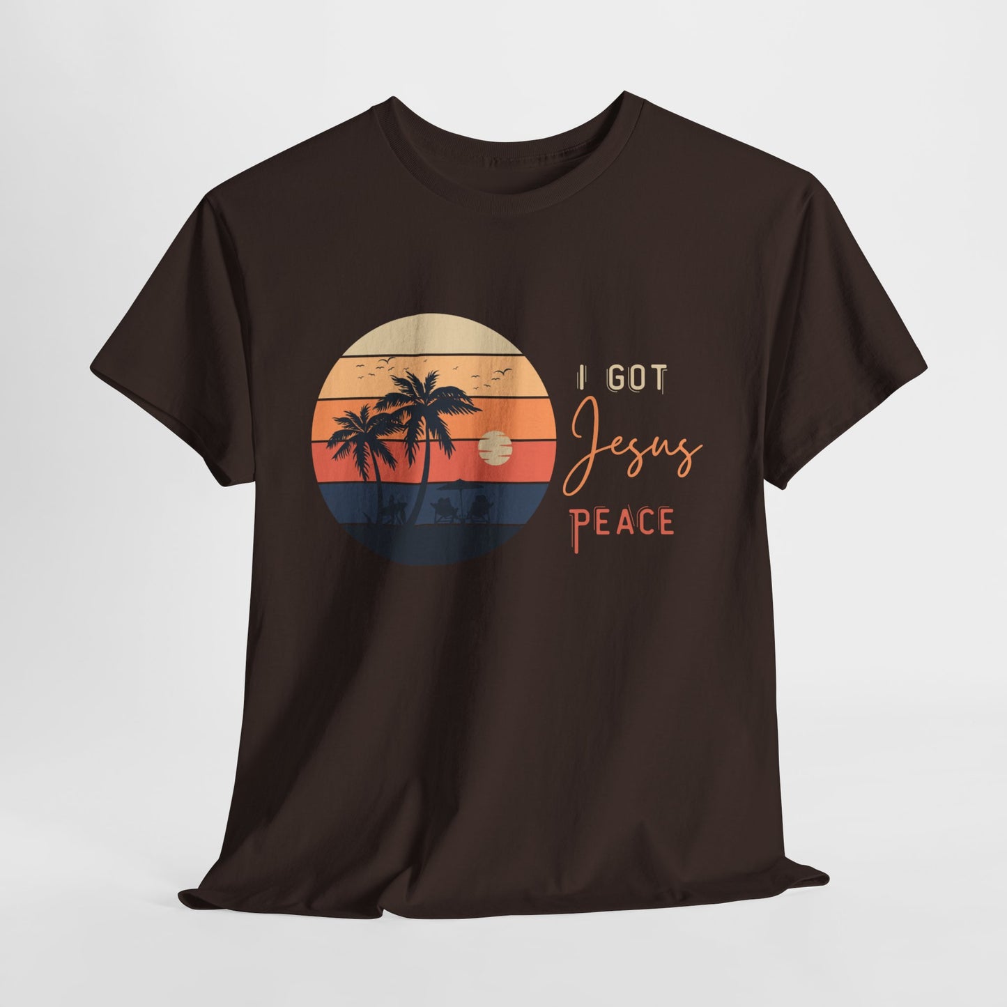 Jesus Peace Unisex Tee - 100% US Cotton Ethically Grown, available in 4 colors
