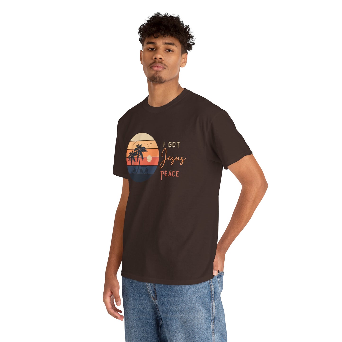 Jesus Peace Unisex Tee - 100% US Cotton Ethically Grown, available in 4 colors