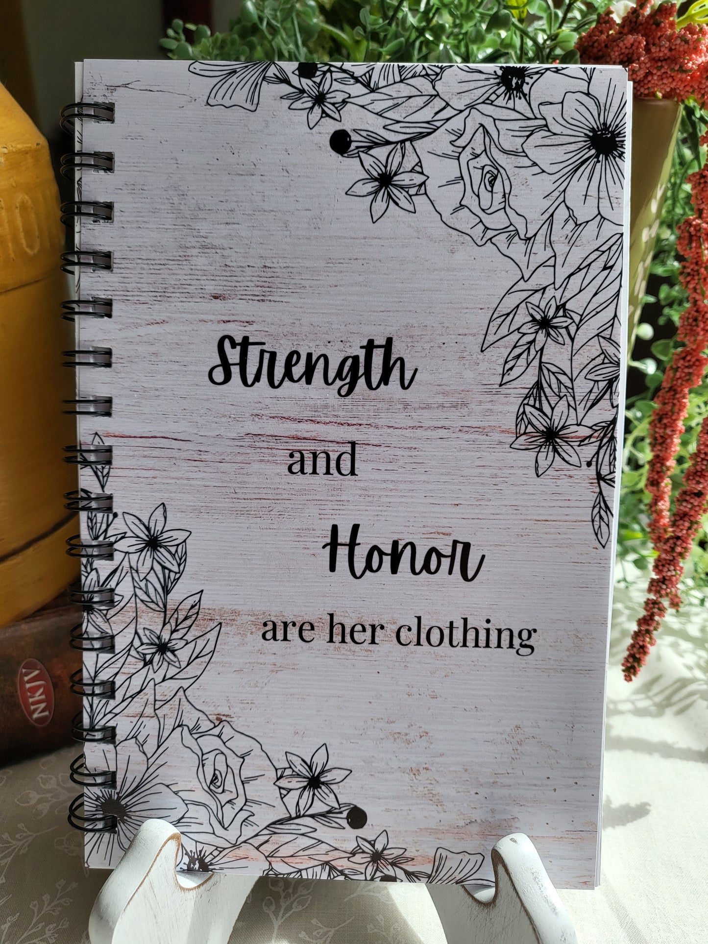 Strength and honor are her clothing journal