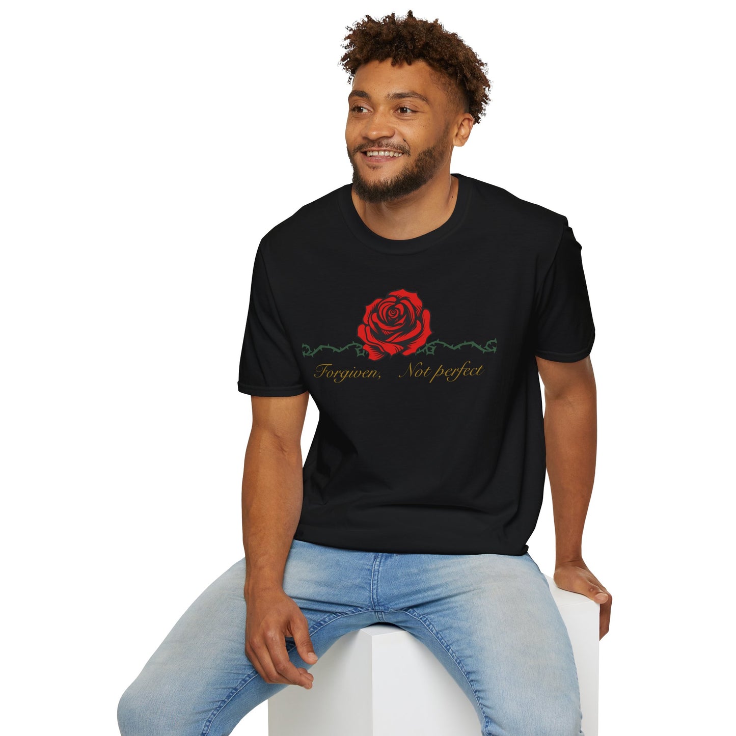 Forgiven, not Perfect Unisex 100% Cotton T-Shirt