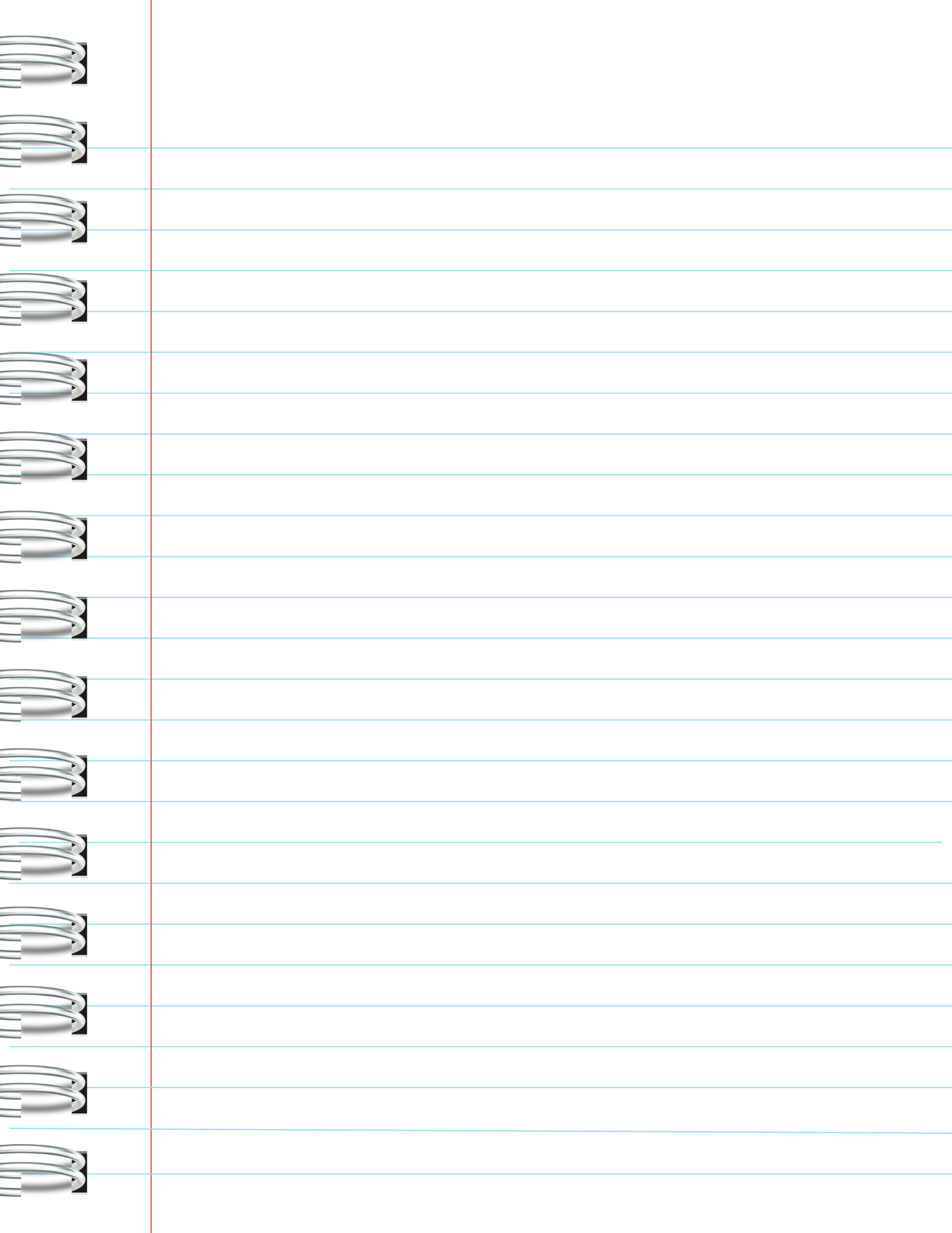 Personalized Wide-Ruled Notebooks