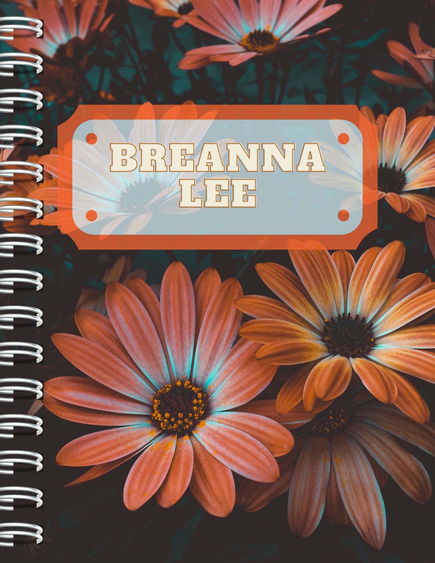 Personalized Wide-Ruled Notebooks