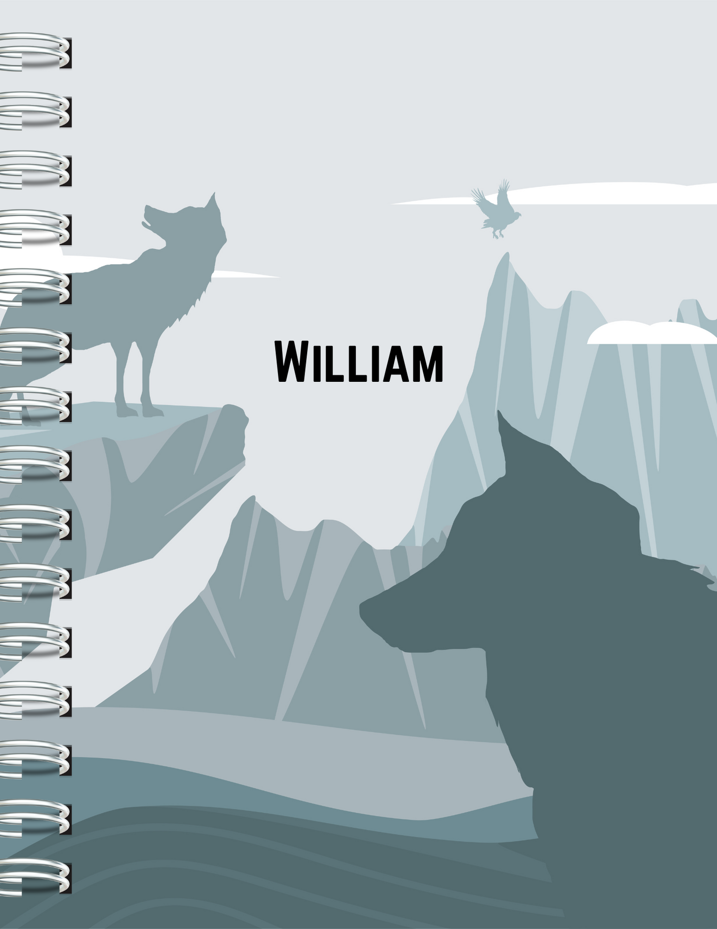 Personalized Wide-Ruled Notebooks