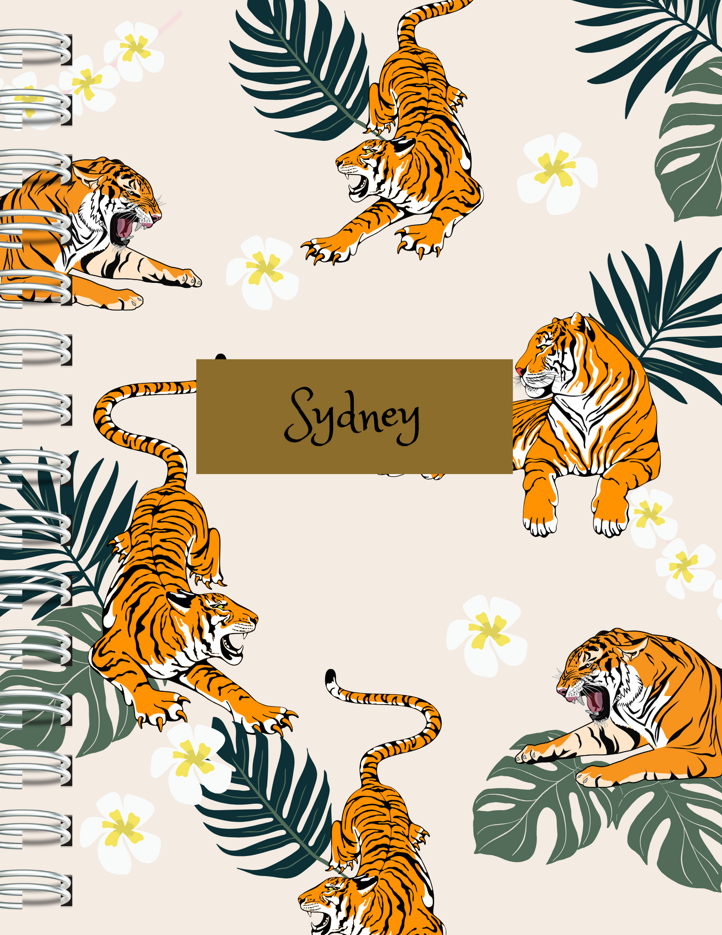 Personalized Wide-Ruled Notebooks
