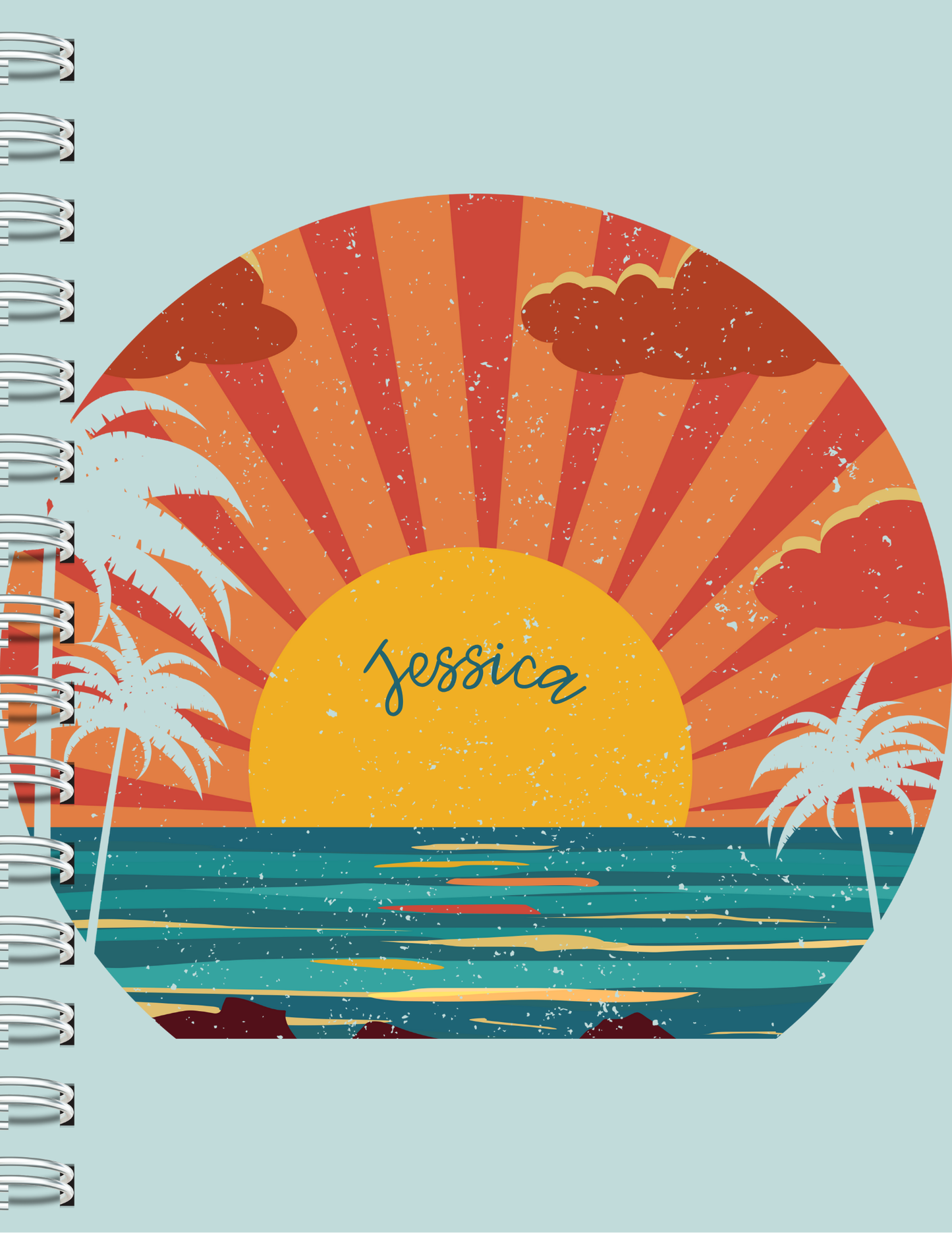 Personalized Wide-Ruled Notebooks