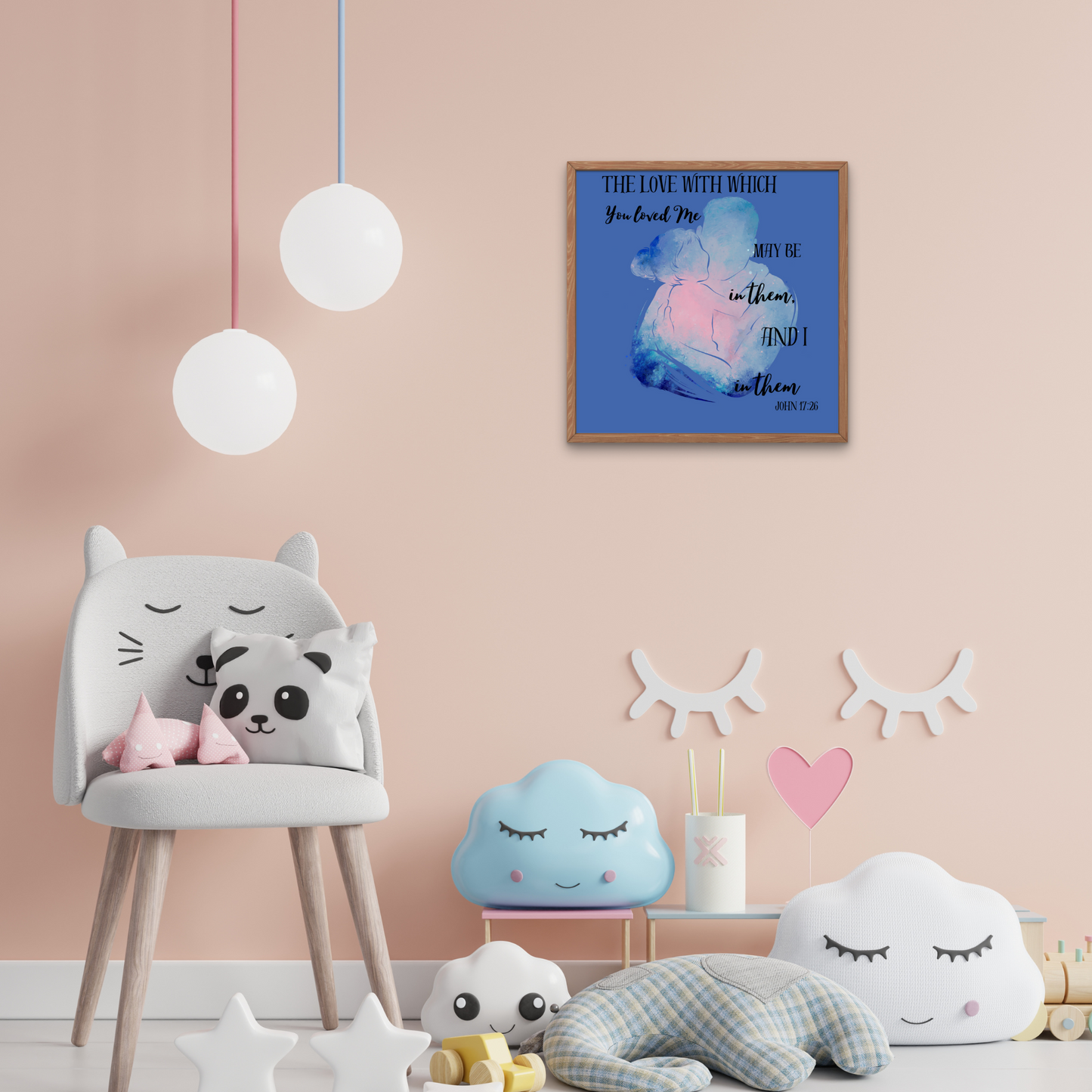 The Love of a Daddy 4x4 digital print