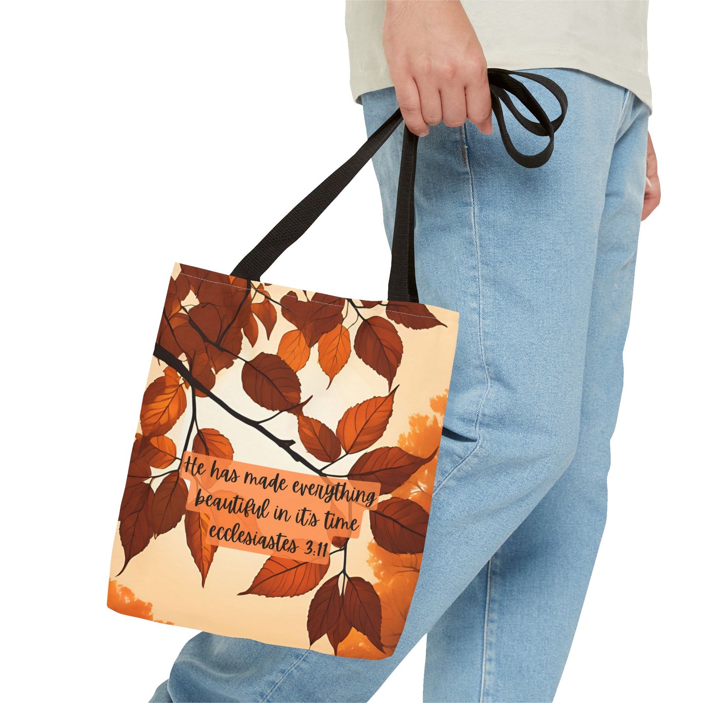 Fall Bible Book Bag – Ecclesiastes 3:11 Tote Bag