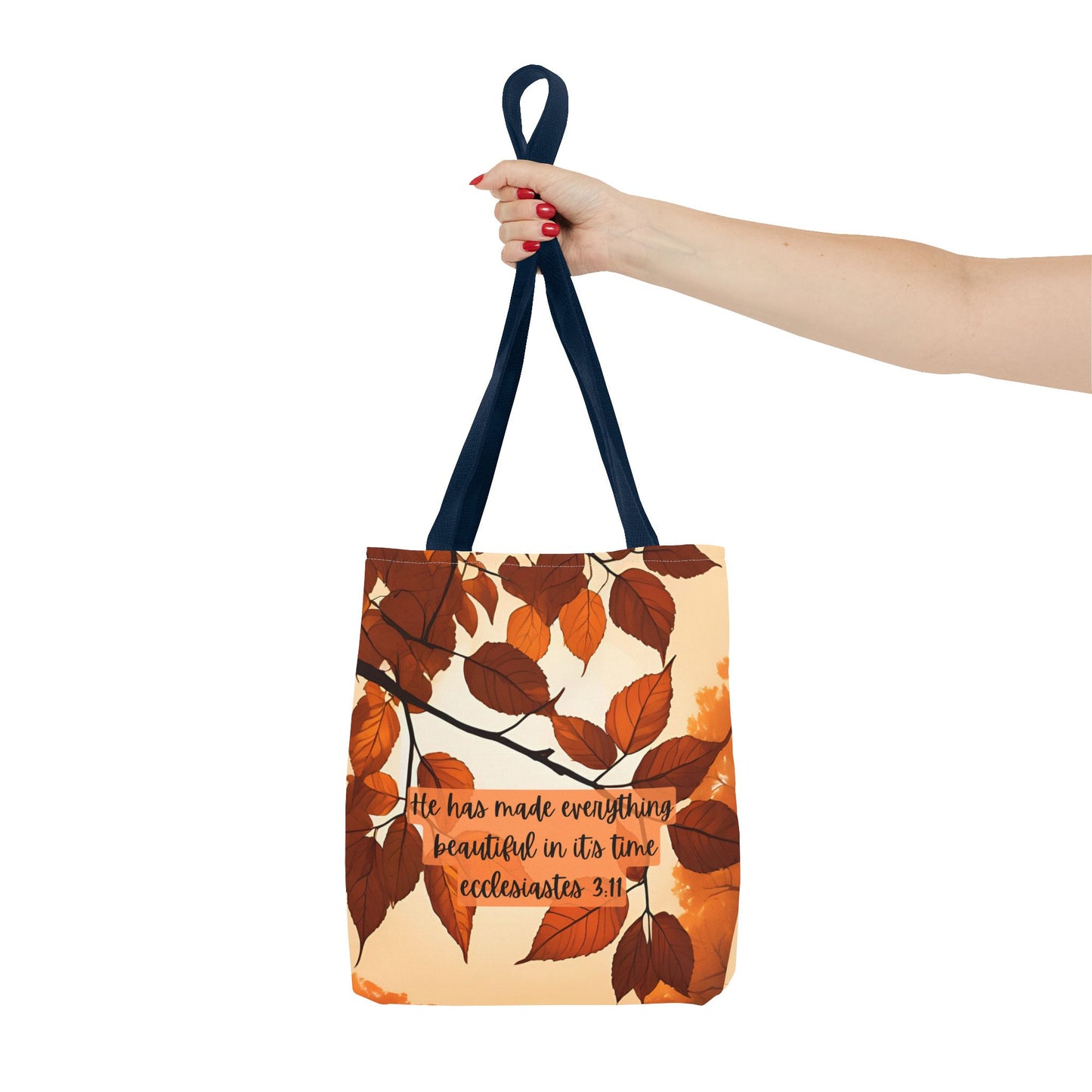 Fall Bible Book Bag – Ecclesiastes 3:11 Tote Bag
