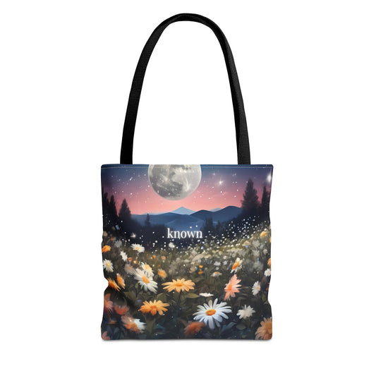 Known All-Over Design Medium Tote Bag