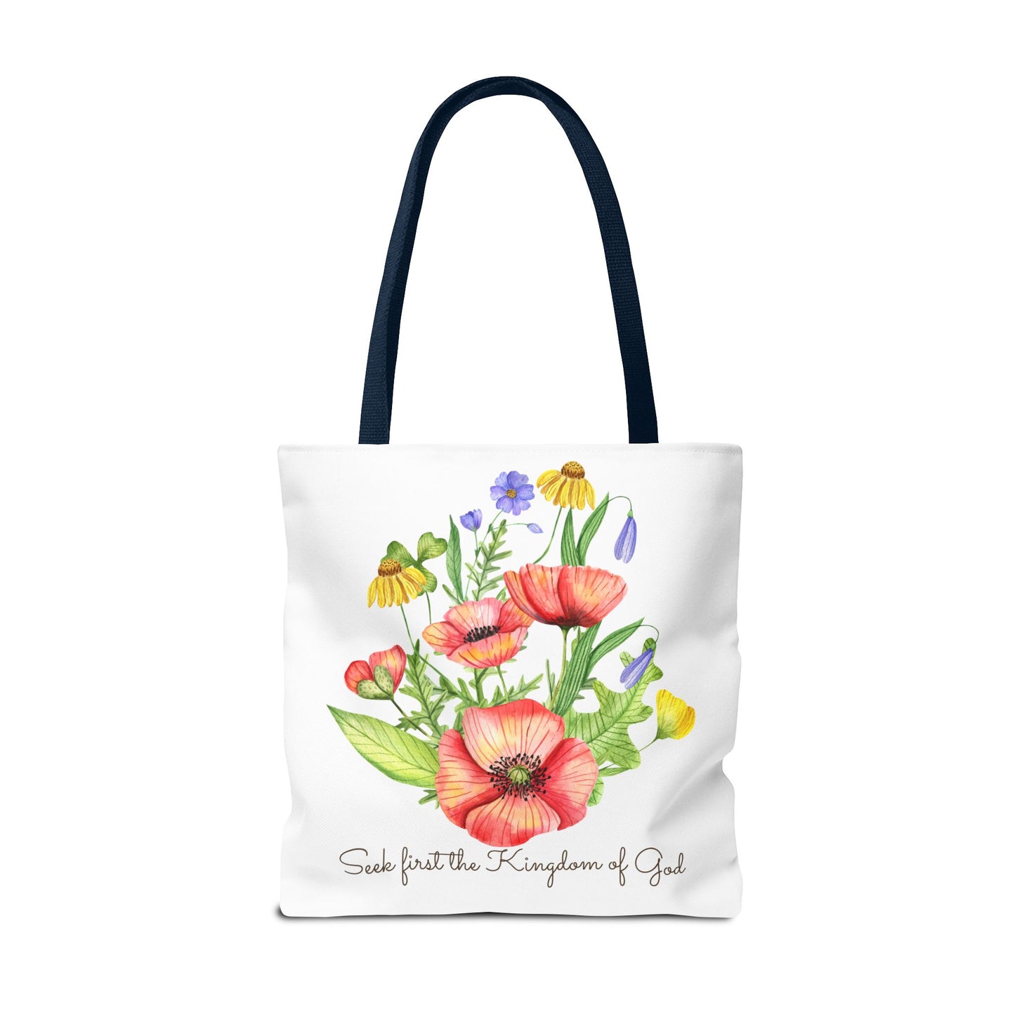 Seek First the Kingdom of God Large Tote Bag