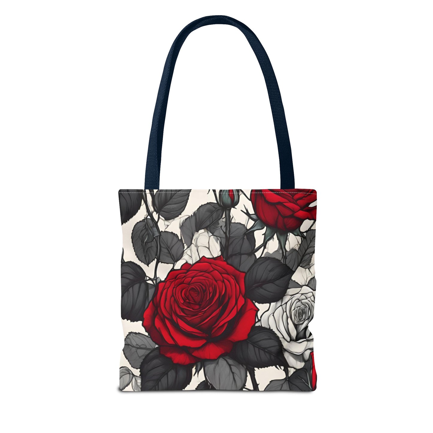 Free Indeed Rose All-Over Design Medium Tote Bag