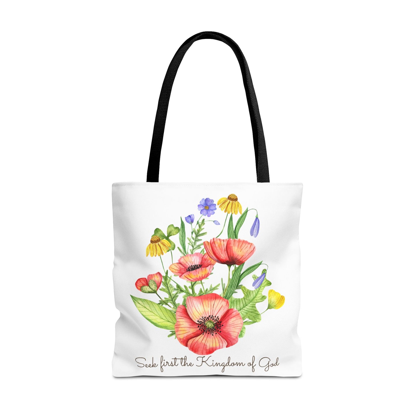 Seek First the Kingdom of God Large Tote Bag