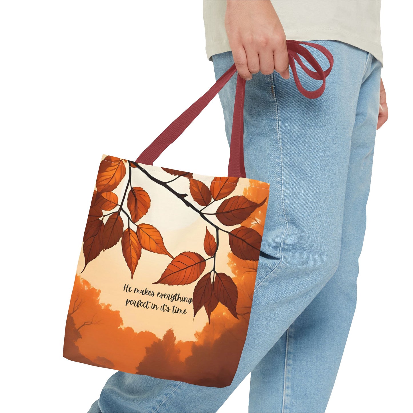Fall Bible Book Bag – Ecclesiastes 3:11 Tote Bag