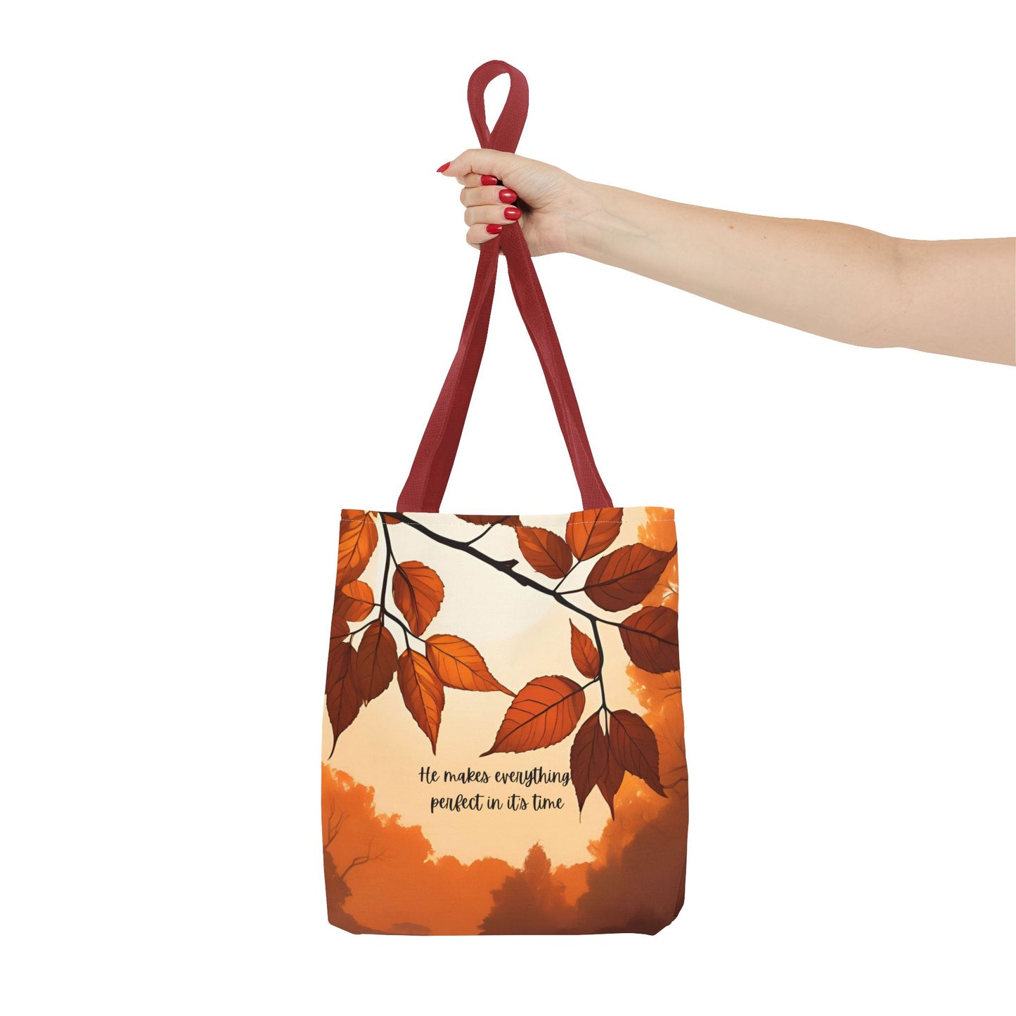 Fall Bible Book Bag – Ecclesiastes 3:11 Tote Bag
