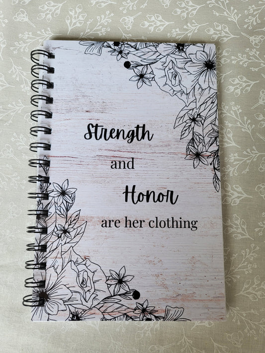 Strength and honor are her clothing journal