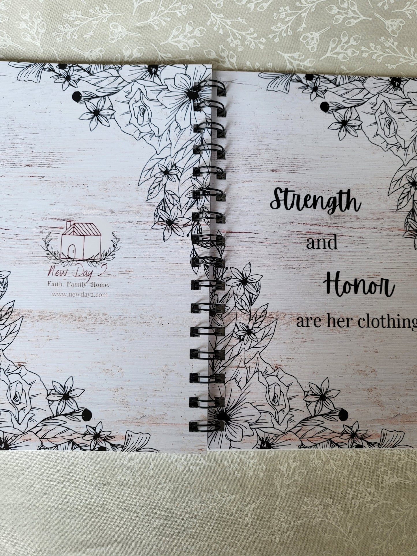 Strength and honor are her clothing journal