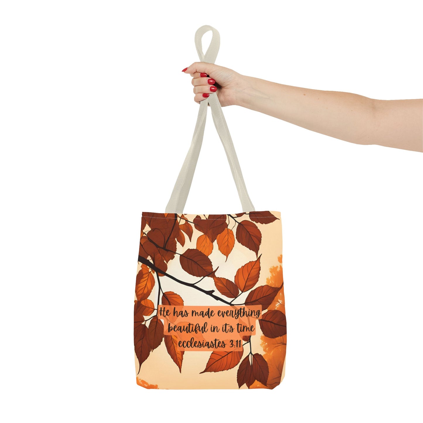 Fall Bible Book Bag – Ecclesiastes 3:11 Tote Bag