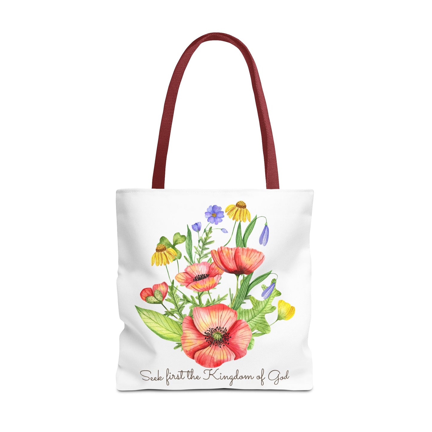 Seek First the Kingdom of God Large Tote Bag