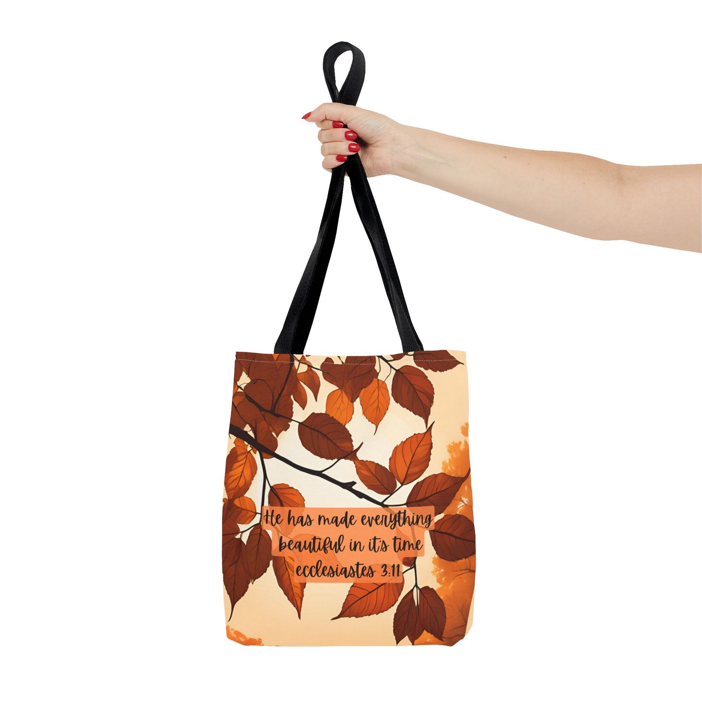 Fall Bible Book Bag – Ecclesiastes 3:11 Tote Bag
