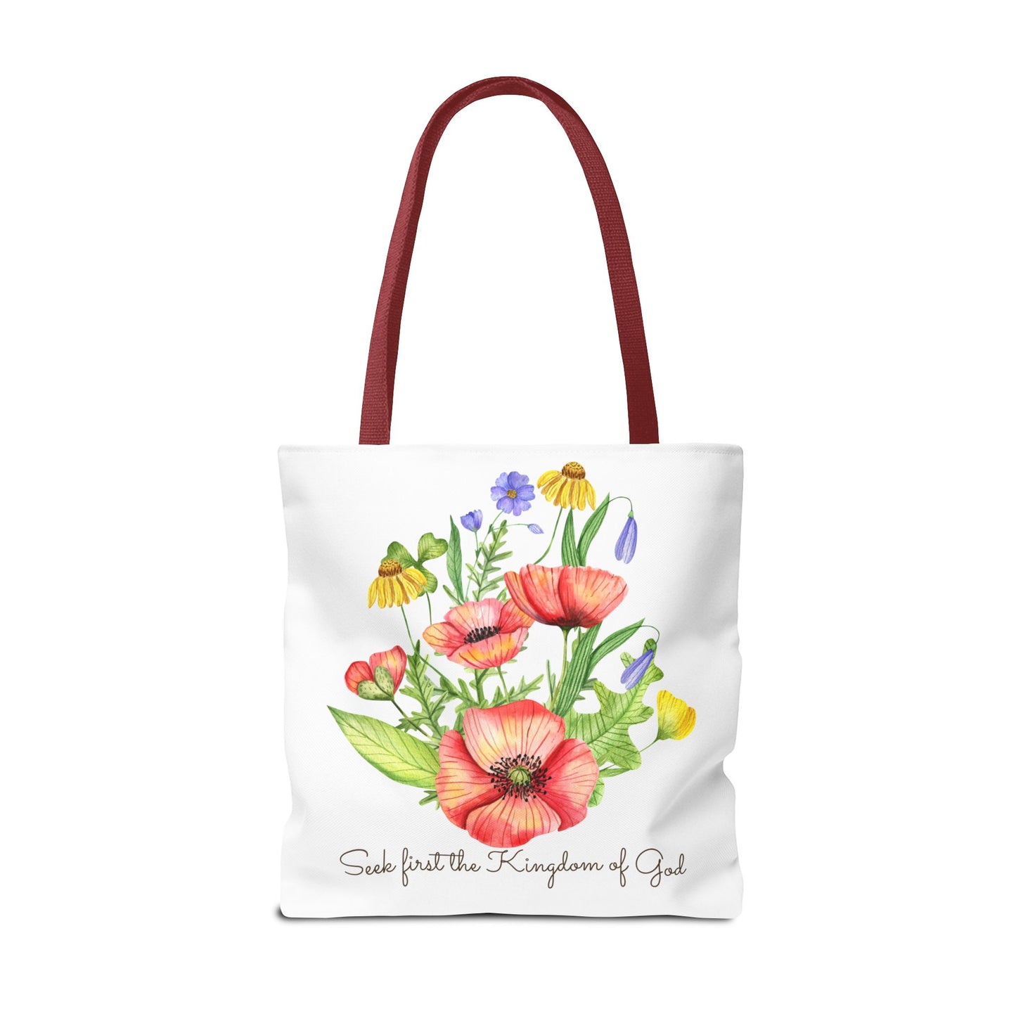 Seek First the Kingdom of God Large Tote Bag