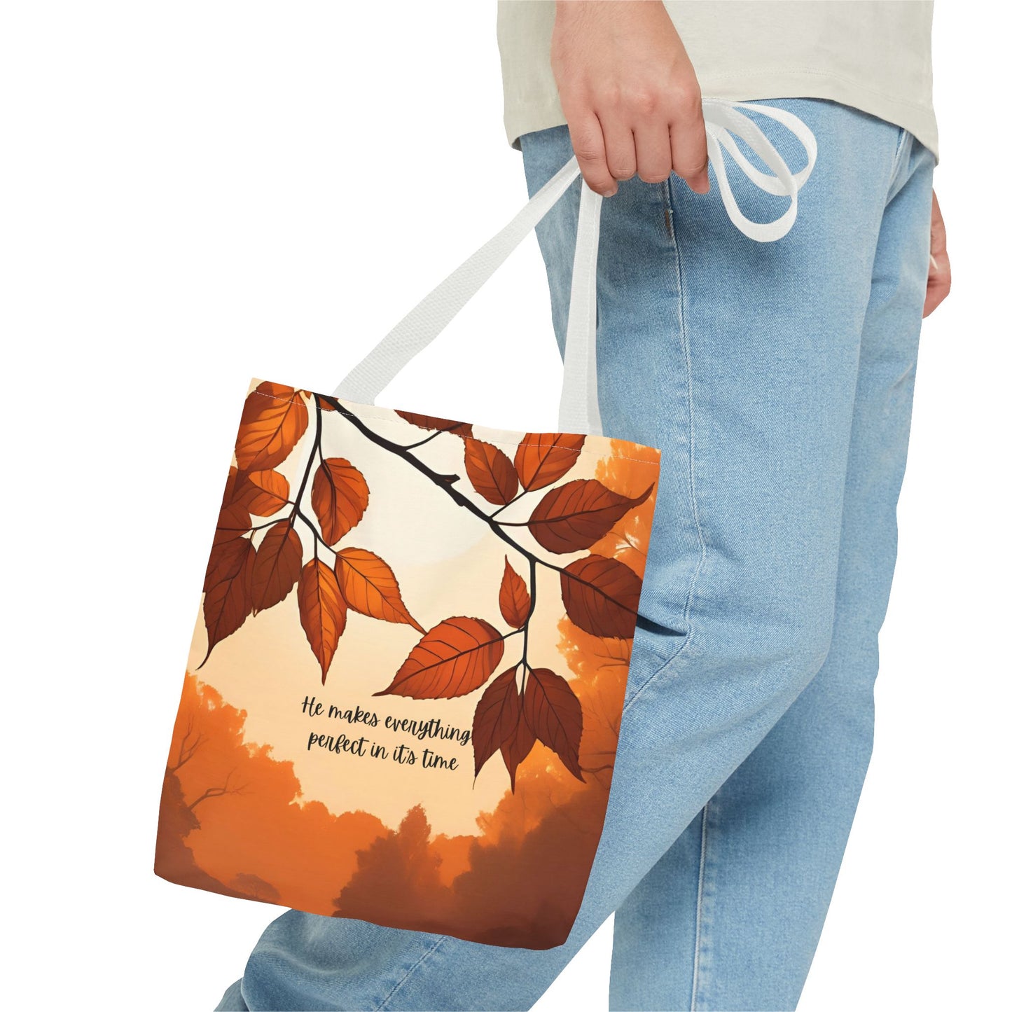 Fall Bible Book Bag – Ecclesiastes 3:11 Tote Bag