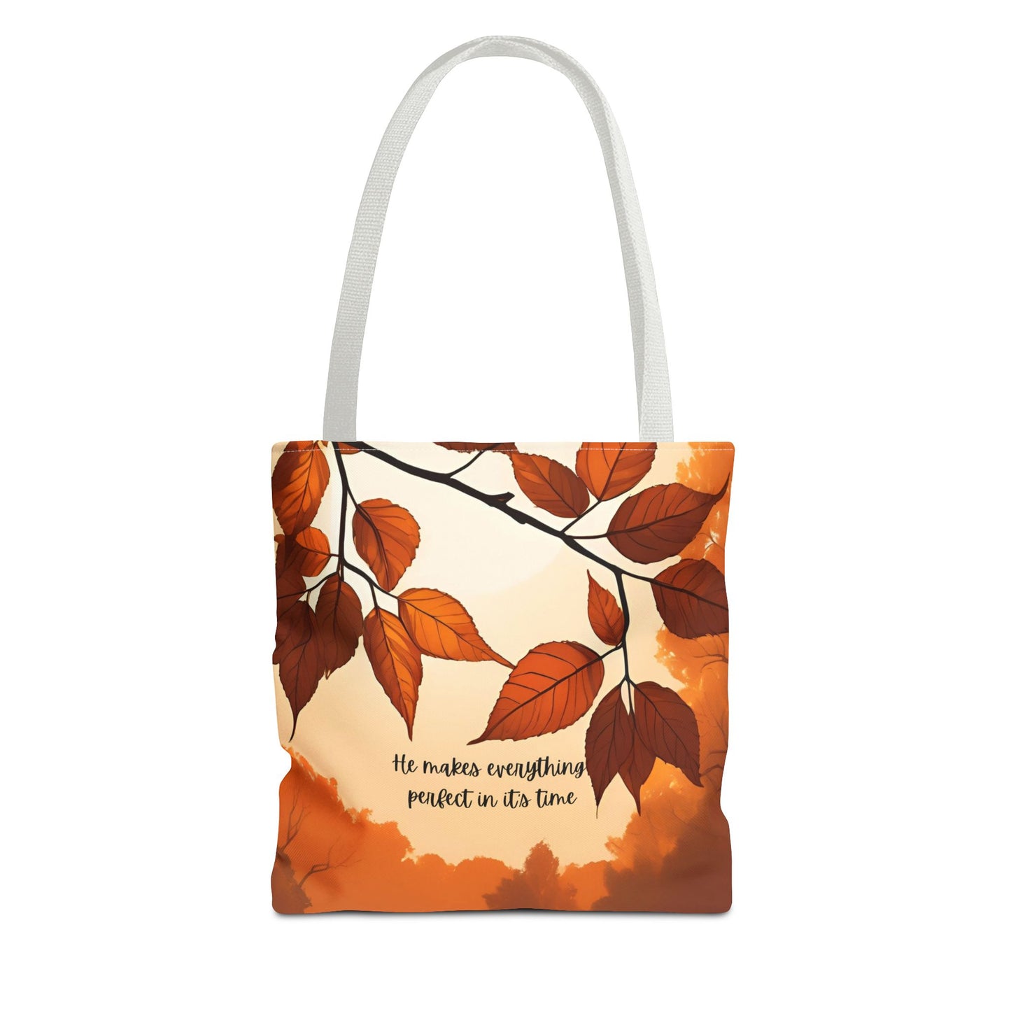 Fall Bible Book Bag – Ecclesiastes 3:11 Tote Bag