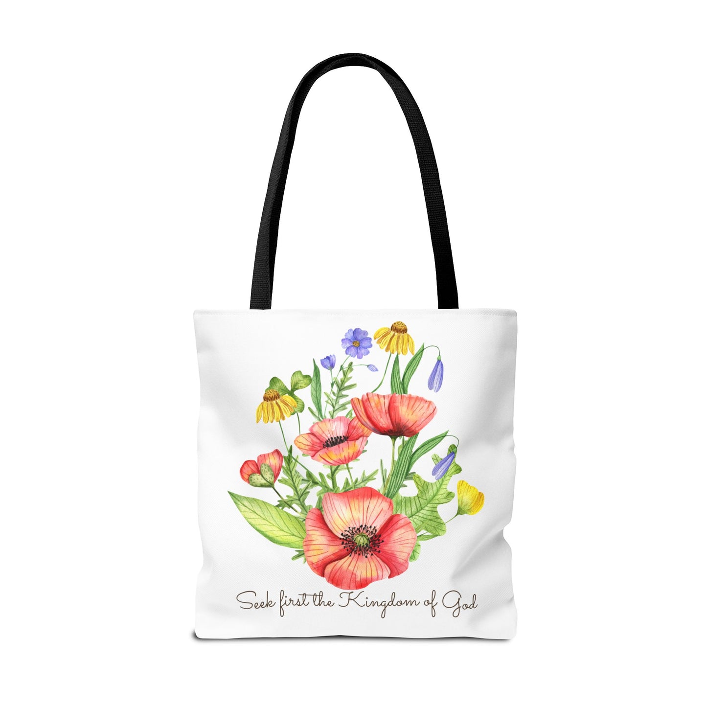 Seek First the Kingdom of God Large Tote Bag