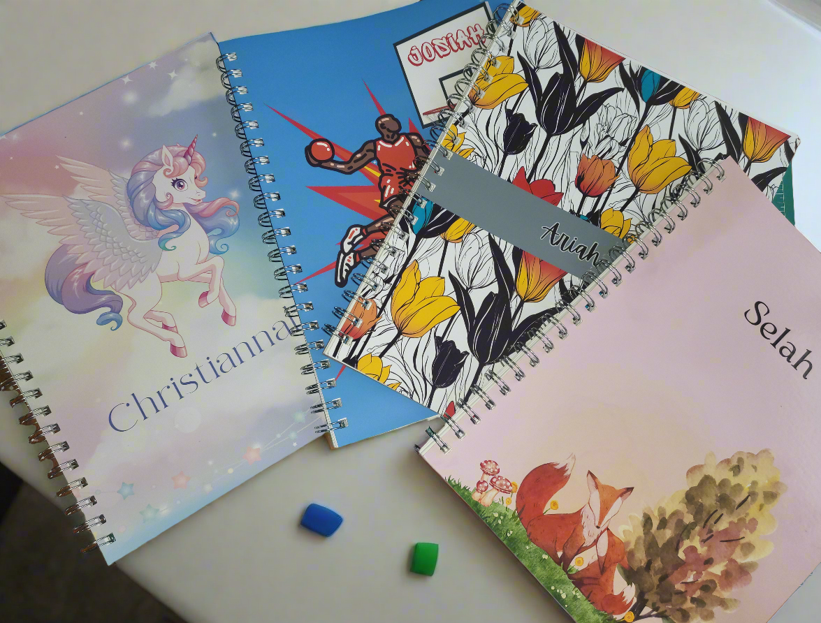 Character Notebook Wide Ruled Personalized Wide-Ruled Notebooks – NewDay2